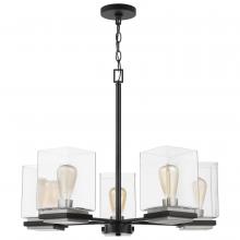 Nuvo 60/7656 - CROSSROADS 5 LT CHANDELIER