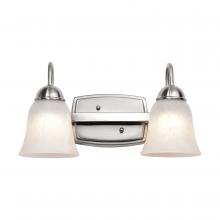 Nuvo 62/1568 - LED 15W 2 LIGHT VANITY 3000K