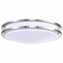 Nuvo 62/1637 - LED GLAMOUR BN 17" FLUSH