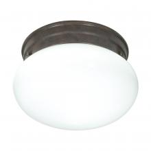 Nuvo SF76/600 - 1 LIGHT 8" MUSHROOM FLUSH