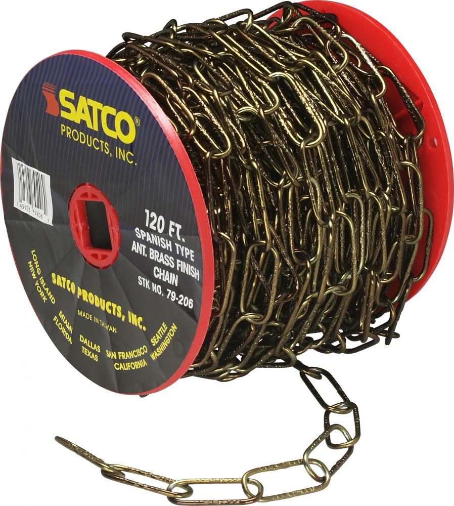 40 YD. ANT BR SPANISH CHAIN RE<span class=' ItemWarning' style='display:block;'>Item is usually in stock, but we&#39;ll be in touch if there&#39;s a problem<br /></span>