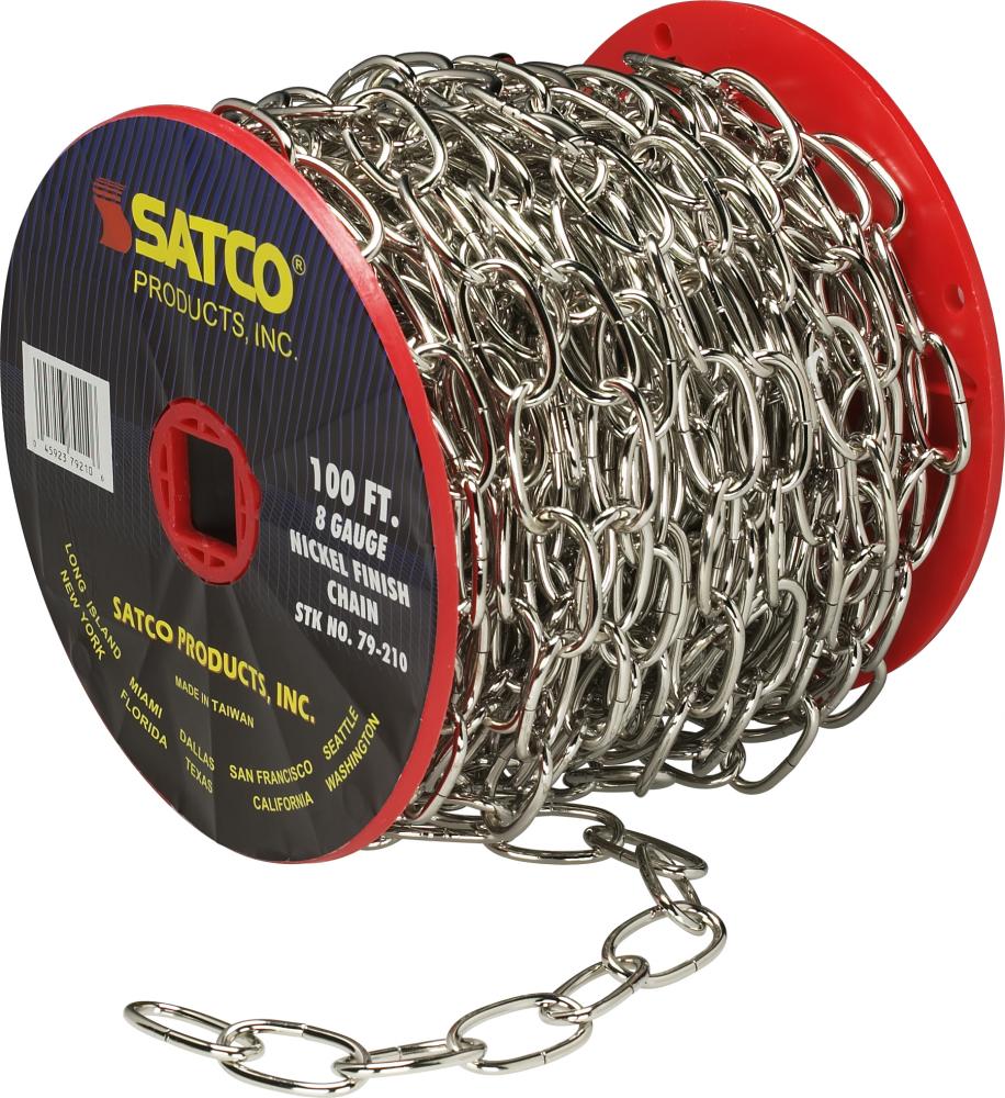 100&#39; REEL CHAIN NICKEL 8 GAUGE<span class=' ItemWarning' style='display:block;'>Item is usually in stock, but we&#39;ll be in touch if there&#39;s a problem<br /></span>