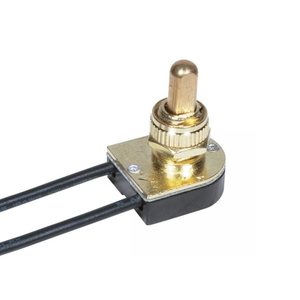 BRASS FINPUSH ON/OFF SWITCH 6&#34;<span class=' ItemWarning' style='display:block;'>Item is usually in stock, but we&#39;ll be in touch if there&#39;s a problem<br /></span>