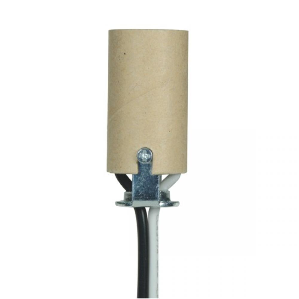 PORC CANDELABRA SKT W/ DOUBLE<span class=' ItemWarning' style='display:block;'>Item is usually in stock, but we&#39;ll be in touch if there&#39;s a problem<br /></span>