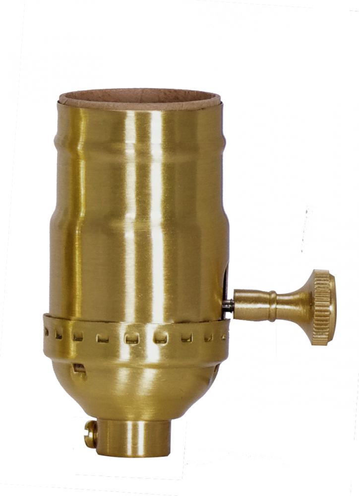 SATIN BRASS ON-OFF T/K 3 PIECE<span class=' ItemWarning' style='display:block;'>Item is usually in stock, but we&#39;ll be in touch if there&#39;s a problem<br /></span>