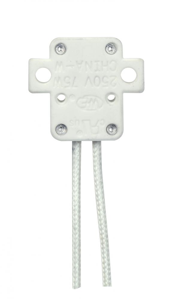 PORCELAIN HALOGEN SOCKET W/2<span class=' ItemWarning' style='display:block;'>Item is usually in stock, but we&#39;ll be in touch if there&#39;s a problem<br /></span>