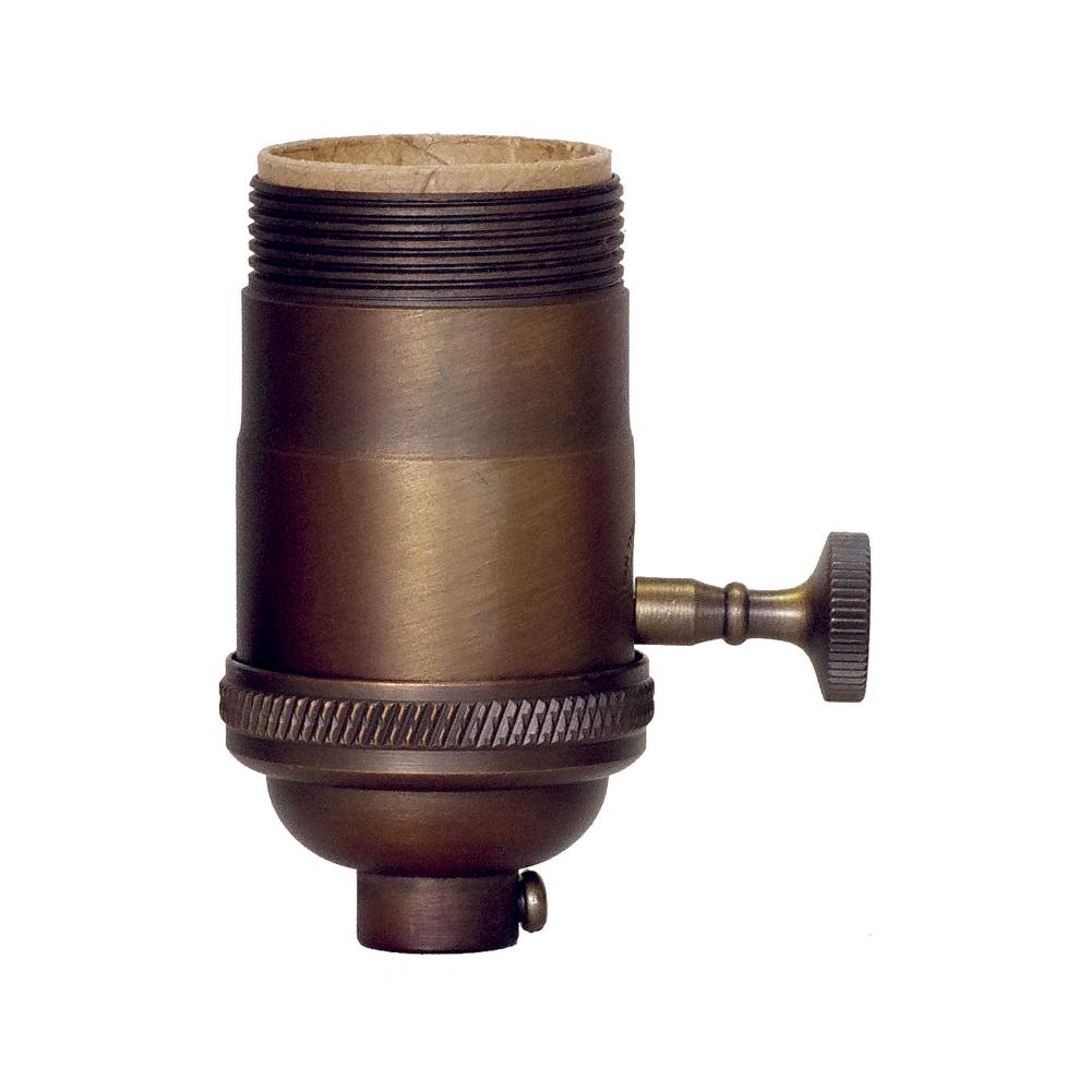 DARK ANT CAST BRASS ON/OFF SKT<span class=' ItemWarning' style='display:block;'>Item is usually in stock, but we&#39;ll be in touch if there&#39;s a problem<br /></span>