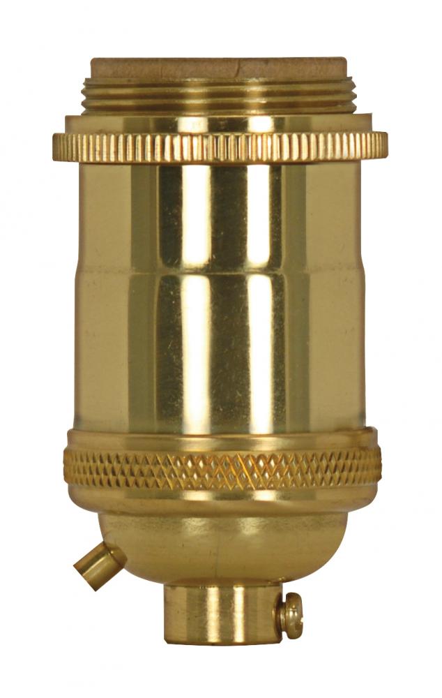 PB CAST BRASS KEYLESS SKT WITH<span class=' ItemWarning' style='display:block;'>Item is usually in stock, but we&#39;ll be in touch if there&#39;s a problem<br /></span>