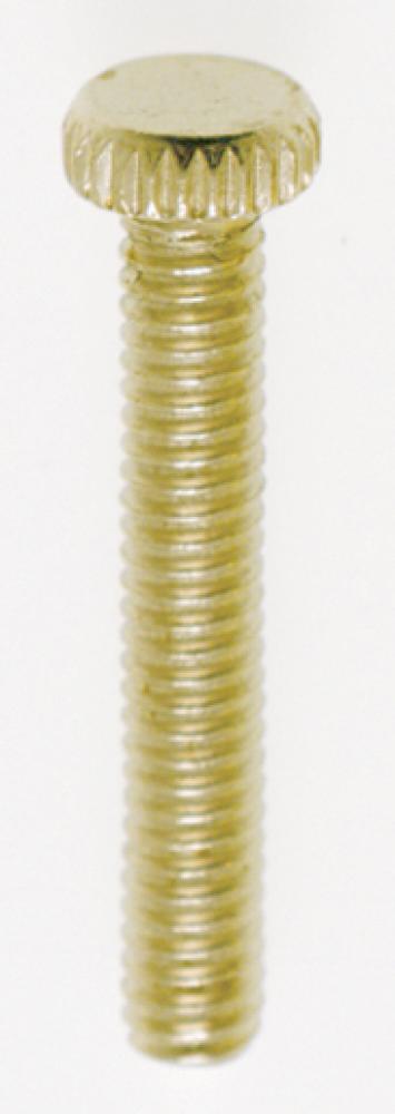 1&#34;KNURLED 8/32 BR PLTD SCREW<span class=' ItemWarning' style='display:block;'>Item is usually in stock, but we&#39;ll be in touch if there&#39;s a problem<br /></span>