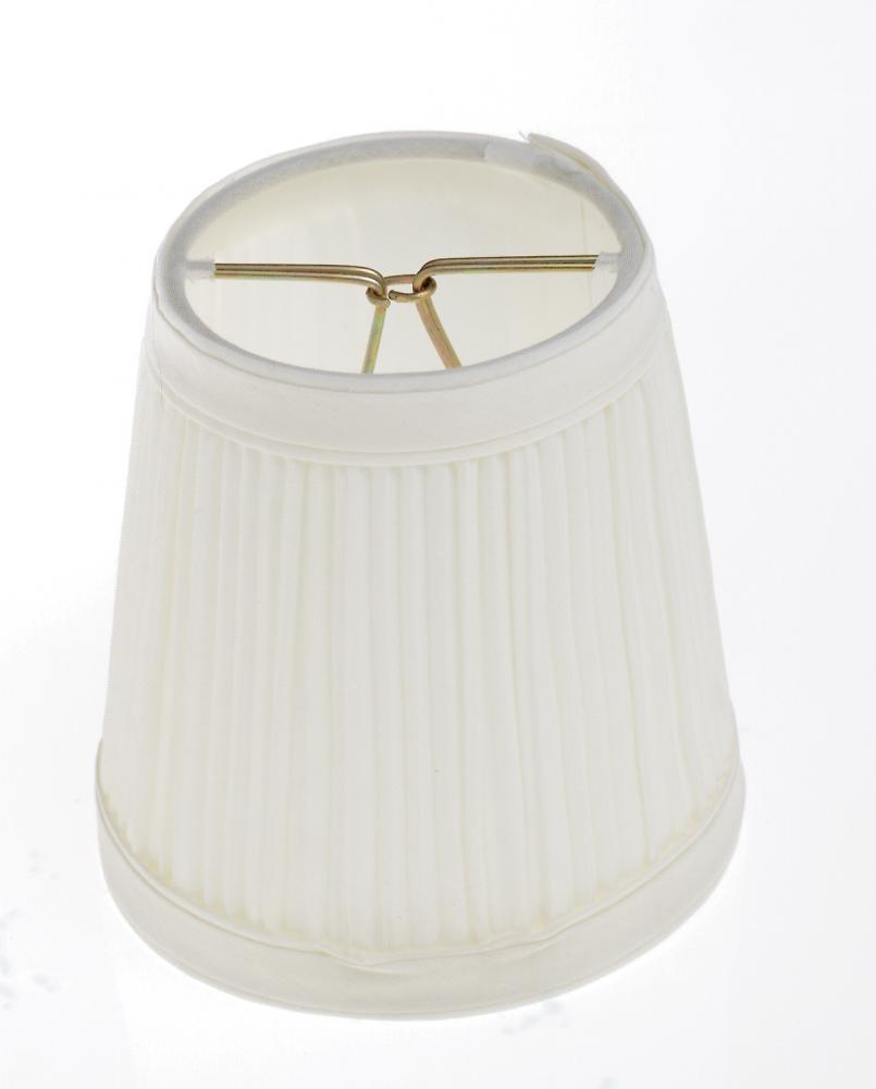 BONE PLEATED CLIP-ON SHADE<span class=' ItemWarning' style='display:block;'>Item is usually in stock, but we&#39;ll be in touch if there&#39;s a problem<br /></span>