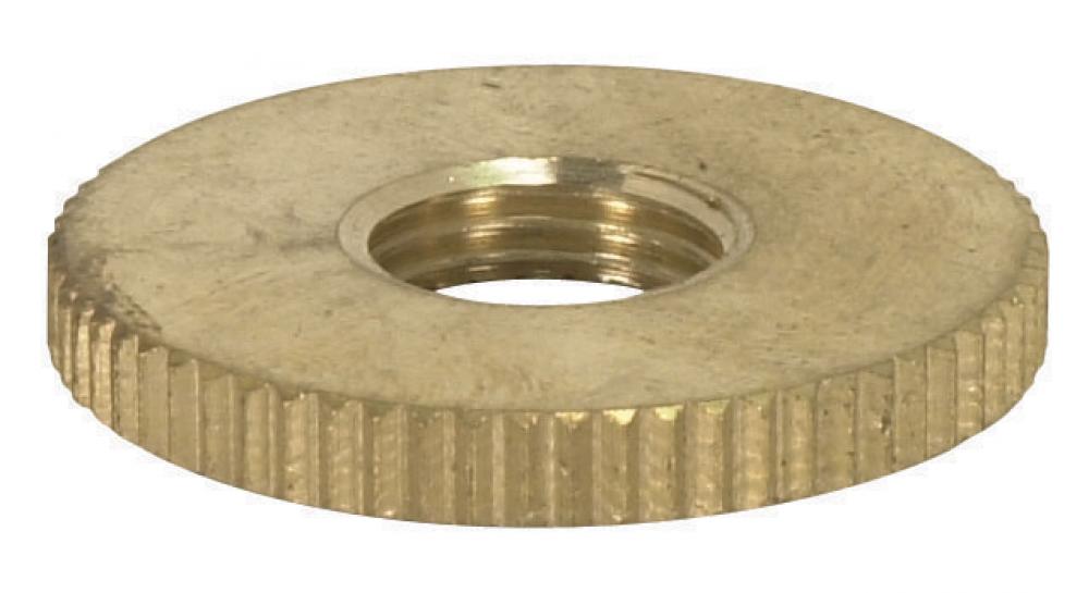 1/8 X 1&#34; BRASS RND KN LOCKNUT<span class=' ItemWarning' style='display:block;'>Item is usually in stock, but we&#39;ll be in touch if there&#39;s a problem<br /></span>