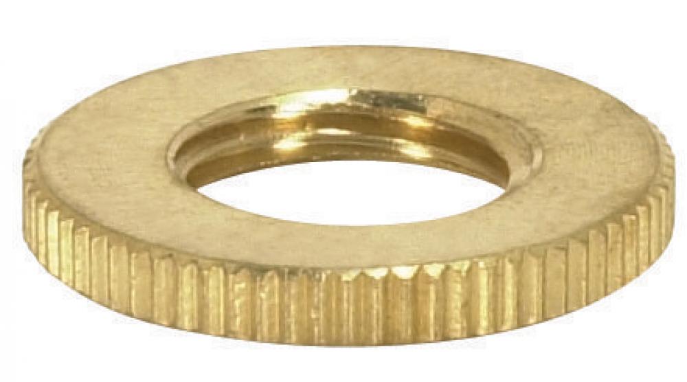 3/4&#34; BRASS RND KN LOCKNUT UNF<span class=' ItemWarning' style='display:block;'>Item is usually in stock, but we&#39;ll be in touch if there&#39;s a problem<br /></span>