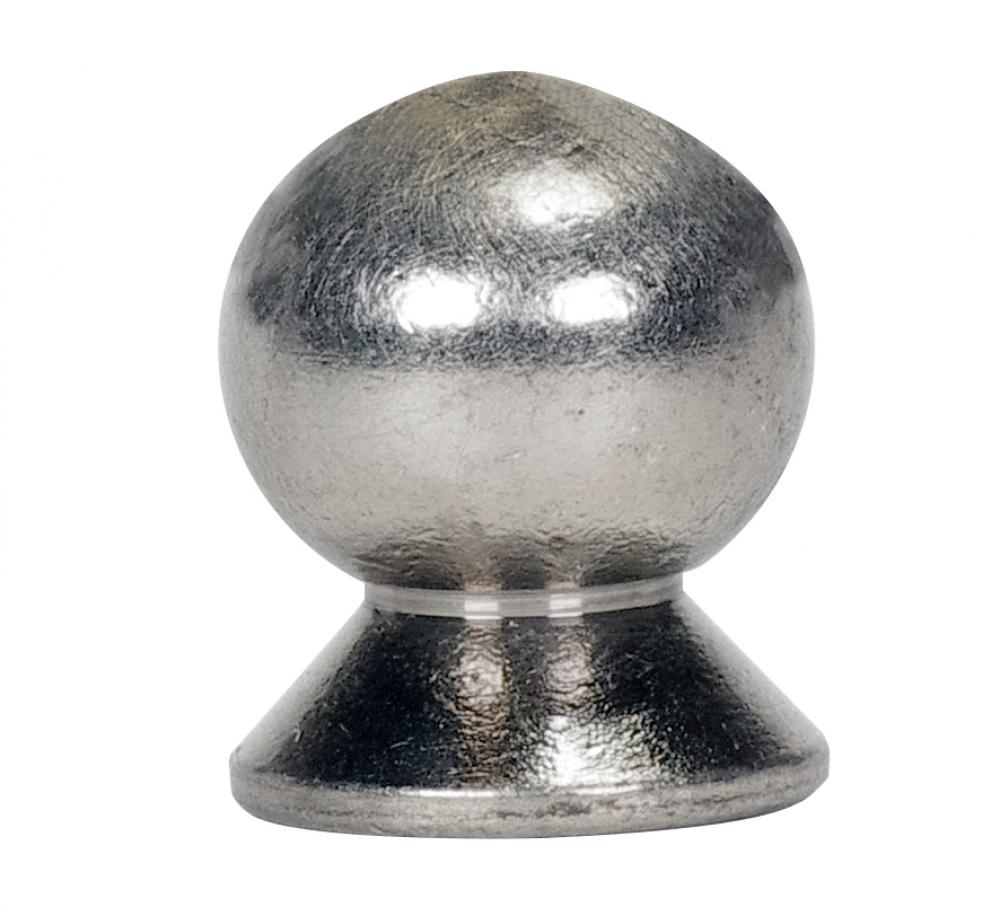 8/32 PEAR KNOB BRUSHED NICKEL<span class=' ItemWarning' style='display:block;'>Item is usually in stock, but we&#39;ll be in touch if there&#39;s a problem<br /></span>