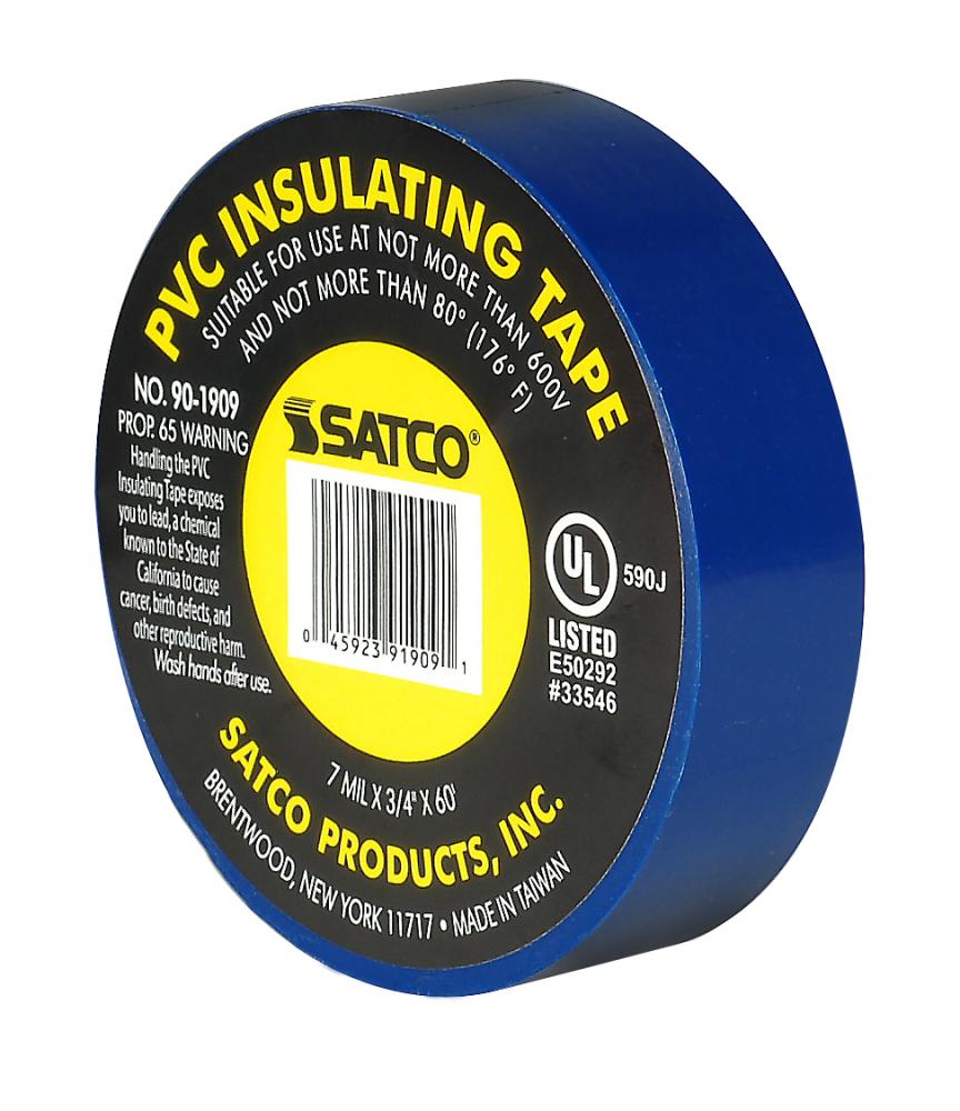 BLUE ELEC TAPE 60 FT. 3/4&#34;<span class=' ItemWarning' style='display:block;'>Item is usually in stock, but we&#39;ll be in touch if there&#39;s a problem<br /></span>