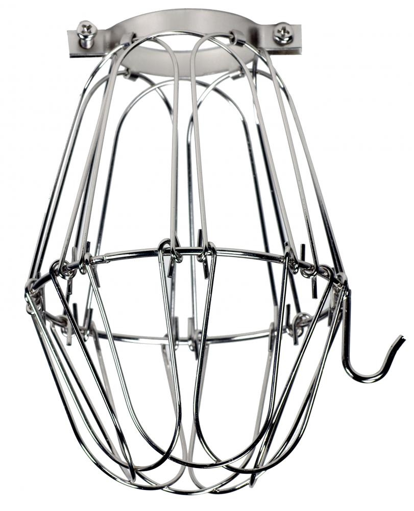 BULB CAGE NICKEL FIN<span class=' ItemWarning' style='display:block;'>Item is usually in stock, but we&#39;ll be in touch if there&#39;s a problem<br /></span>