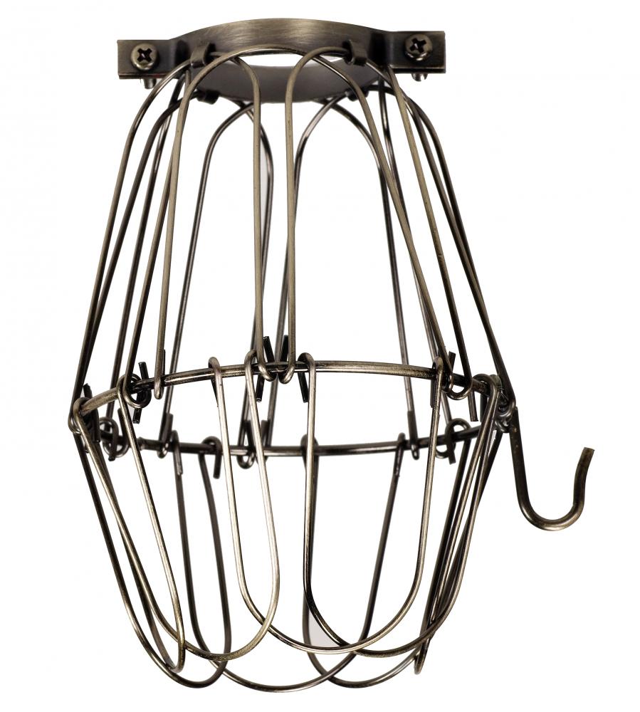 BULB CAGE DARK ANTIQUE<span class=' ItemWarning' style='display:block;'>Item is usually in stock, but we&#39;ll be in touch if there&#39;s a problem<br /></span>