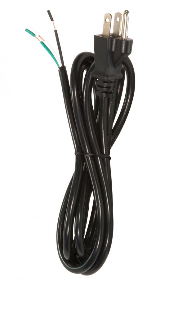 8 FT BLK 18/3 SVT CORD SET W/P<span class=' ItemWarning' style='display:block;'>Item is usually in stock, but we&#39;ll be in touch if there&#39;s a problem<br /></span>