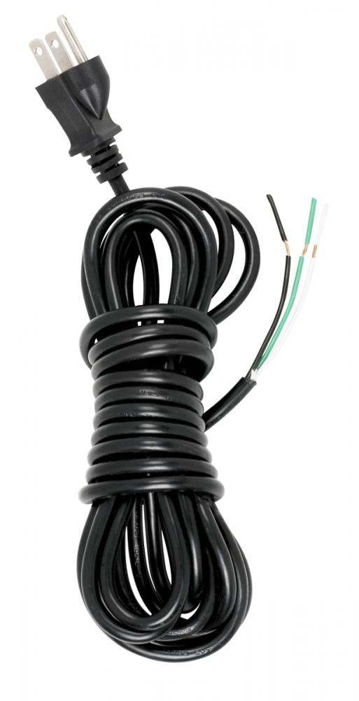 15 FT 18/3 SVT BLACK CORD SET<span class=' ItemWarning' style='display:block;'>Item is usually in stock, but we&#39;ll be in touch if there&#39;s a problem<br /></span>