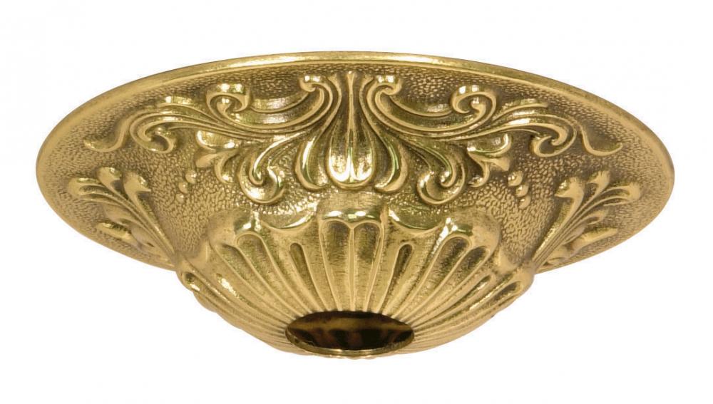 PB CAST BRASS CANOPY 5 1/2&#34;<span class=' ItemWarning' style='display:block;'>Item is usually in stock, but we&#39;ll be in touch if there&#39;s a problem<br /></span>