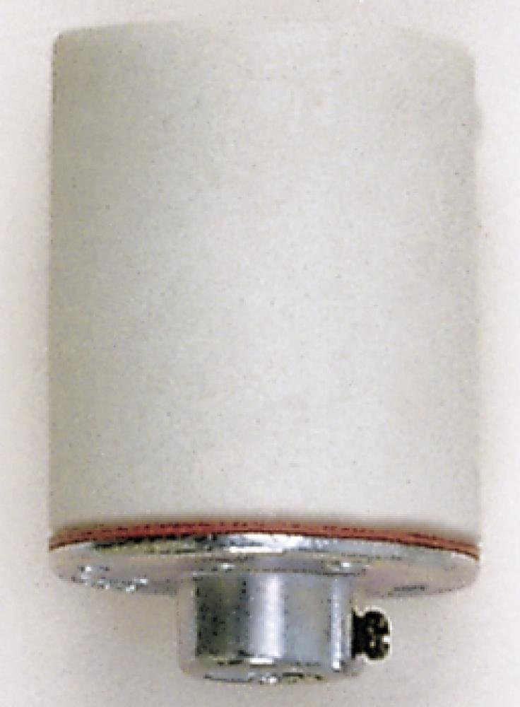 PORCELAIN MED BASE W/METAL<span class=' ItemWarning' style='display:block;'>Item is usually in stock, but we&#39;ll be in touch if there&#39;s a problem<br /></span>