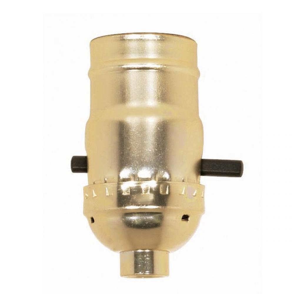 BRITE GILT MED BASE SOCKET<span class=' ItemWarning' style='display:block;'>Item is usually in stock, but we&#39;ll be in touch if there&#39;s a problem<br /></span>