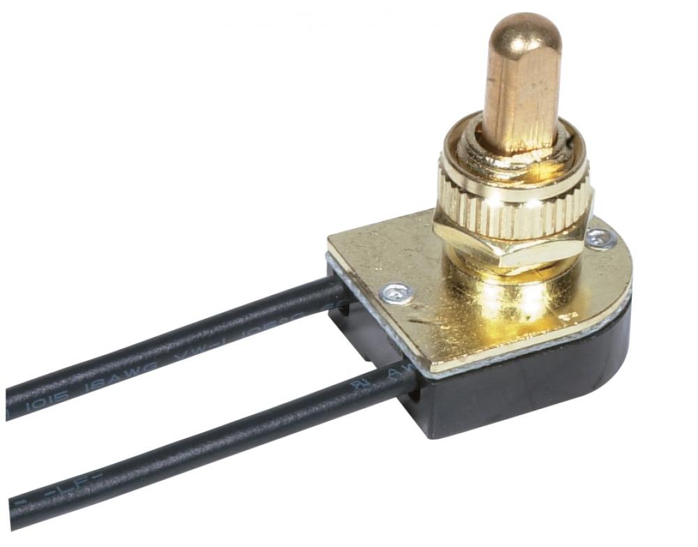 BRASS PUSH BUTTON SWITCH<span class=' ItemWarning' style='display:block;'>Item is usually in stock, but we&#39;ll be in touch if there&#39;s a problem<br /></span>