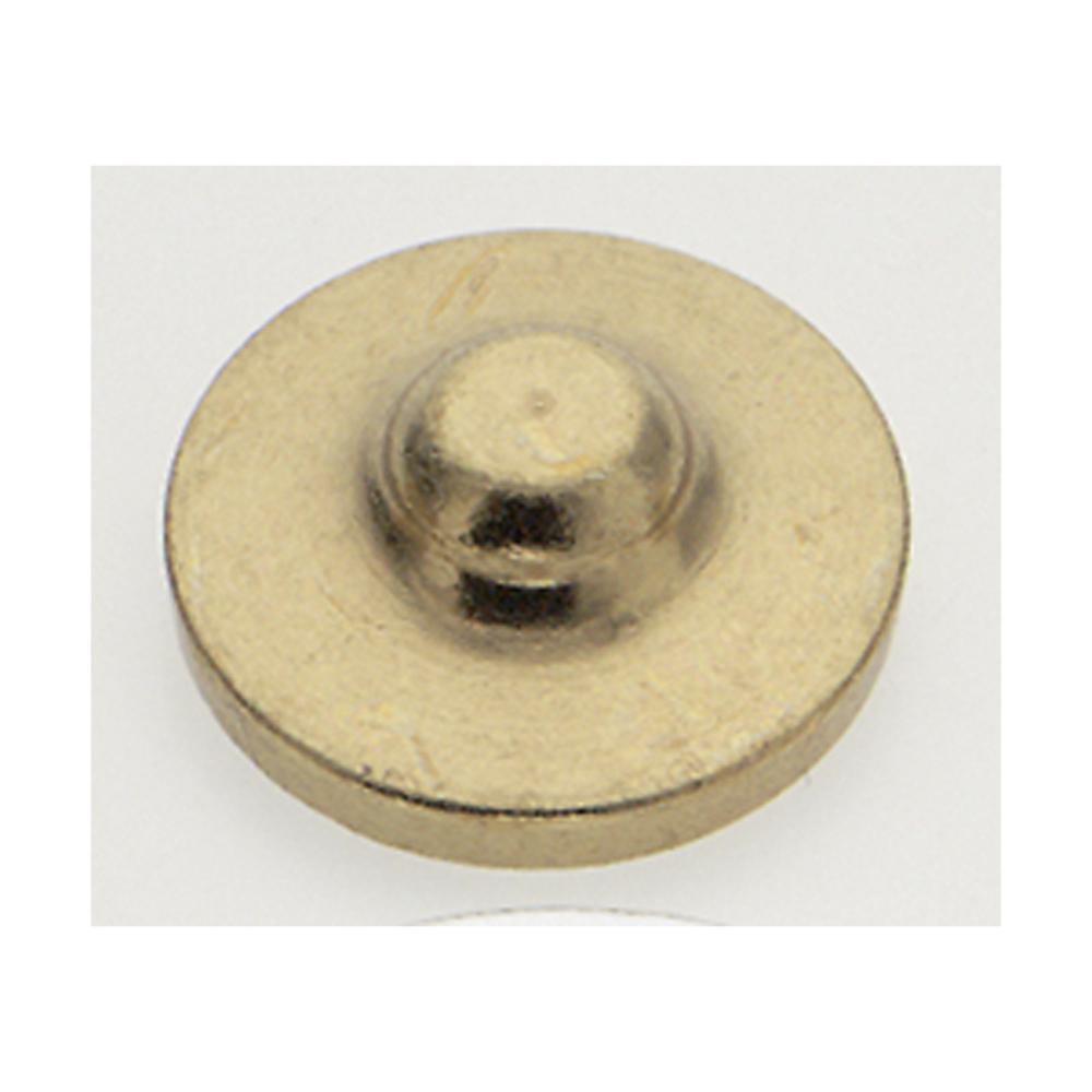 BRASS FIN 1/8 FLAT KNOB<span class=' ItemWarning' style='display:block;'>Item is usually in stock, but we&#39;ll be in touch if there&#39;s a problem<br /></span>