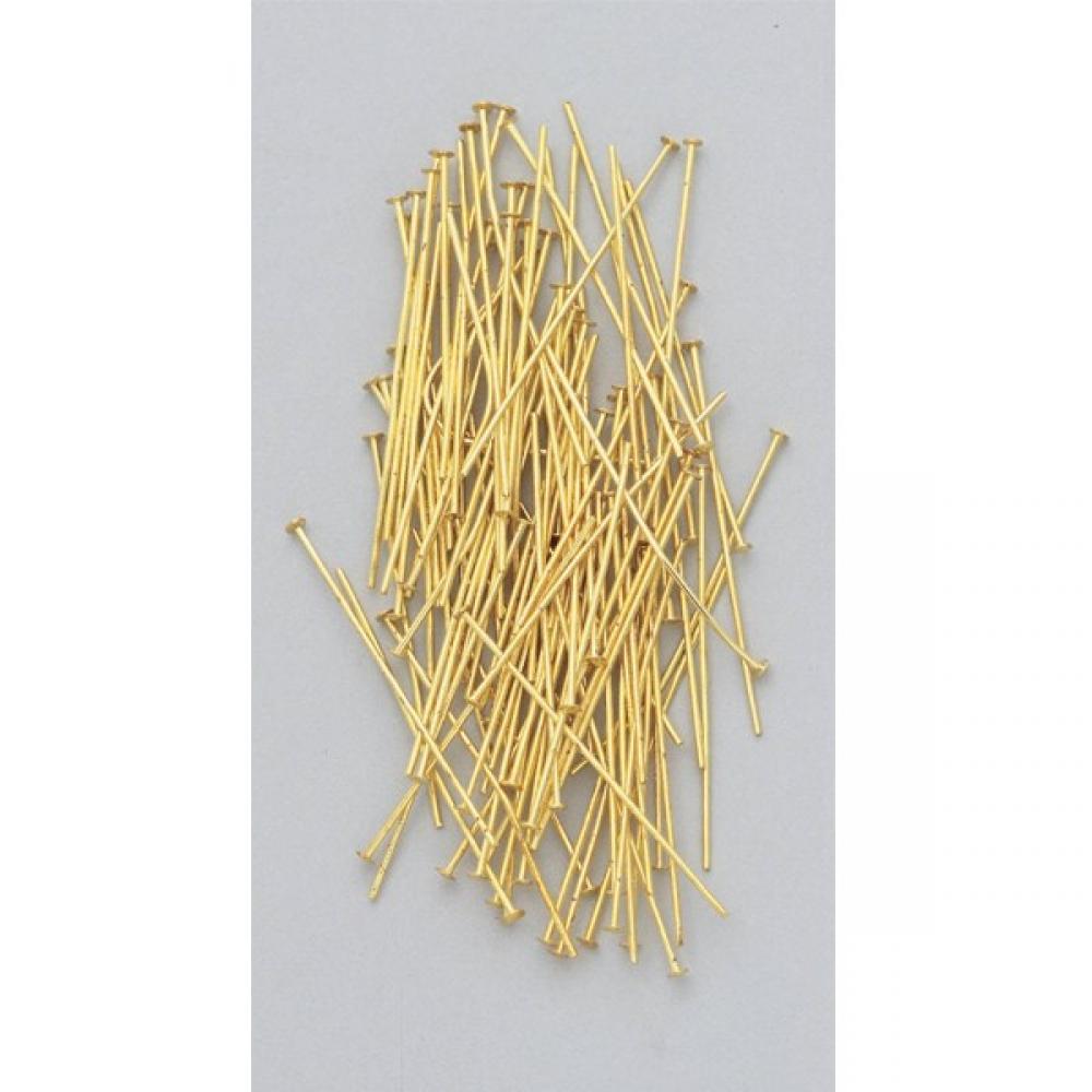 1 1/2&#34; BRASS FIN PINS<span class=' ItemWarning' style='display:block;'>Item is usually in stock, but we&#39;ll be in touch if there&#39;s a problem<br /></span>