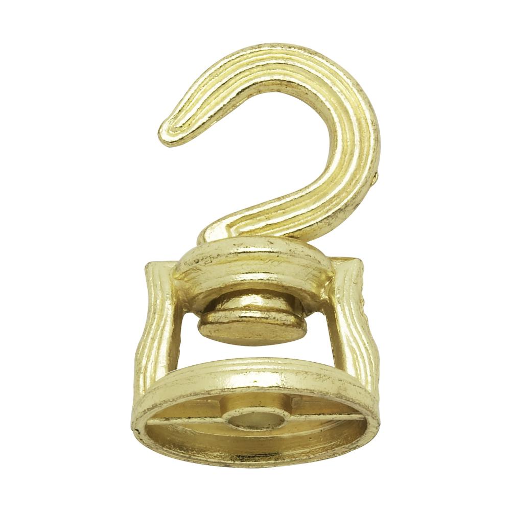 BRASS FINISH SWIVEL HOOK<span class=' ItemWarning' style='display:block;'>Item is usually in stock, but we&#39;ll be in touch if there&#39;s a problem<br /></span>