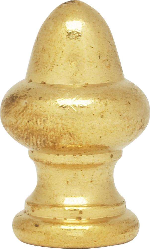 1 1/2&#34; FINIAL BRASS FINISH<span class=' ItemWarning' style='display:block;'>Item is usually in stock, but we&#39;ll be in touch if there&#39;s a problem<br /></span>