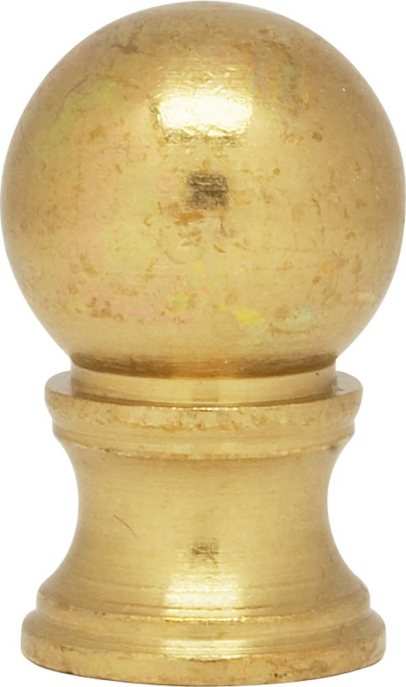 5/8&#34; BRASS BALL FINIAL<span class=' ItemWarning' style='display:block;'>Item is usually in stock, but we&#39;ll be in touch if there&#39;s a problem<br /></span>