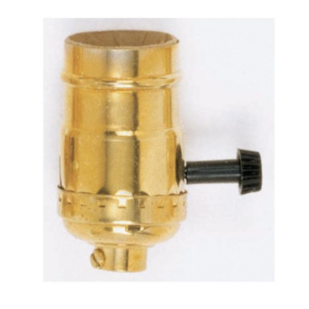 STAMPED BRASS ON-OFF SOCKET<span class=' ItemWarning' style='display:block;'>Item is usually in stock, but we&#39;ll be in touch if there&#39;s a problem<br /></span>