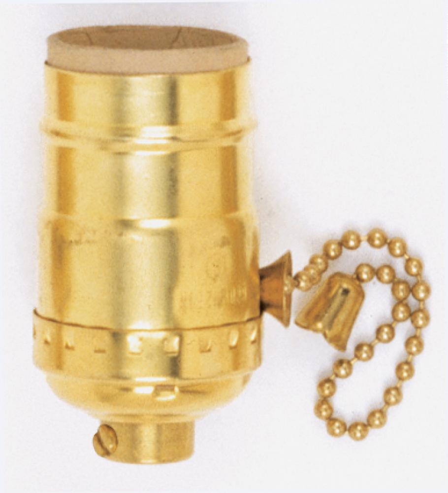 BRASS PULL CHAIN SOCKET<span class=' ItemWarning' style='display:block;'>Item is usually in stock, but we&#39;ll be in touch if there&#39;s a problem<br /></span>