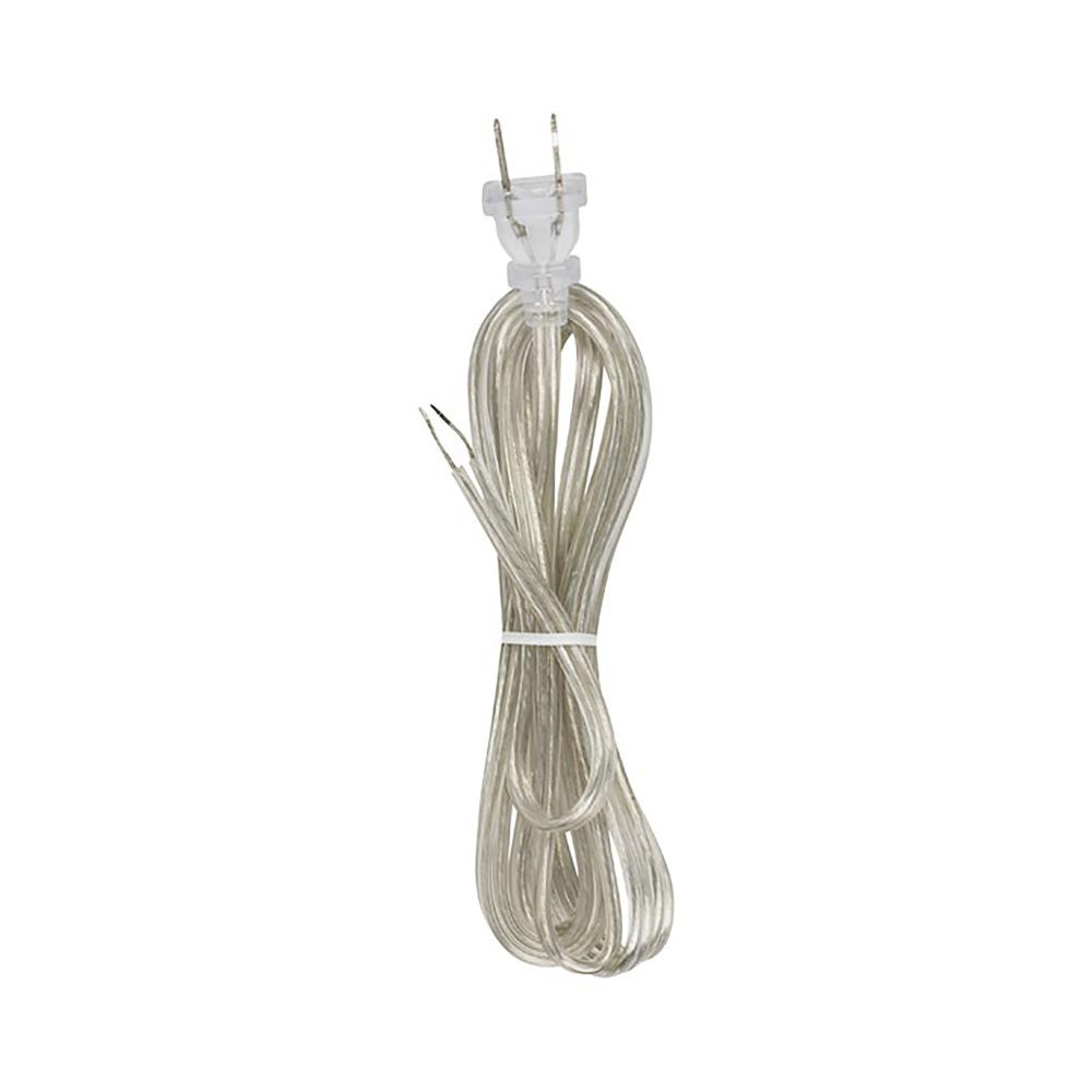 8&#39; CLEAR SILVER CORD SET SPT-2<span class=' ItemWarning' style='display:block;'>Item is usually in stock, but we&#39;ll be in touch if there&#39;s a problem<br /></span>