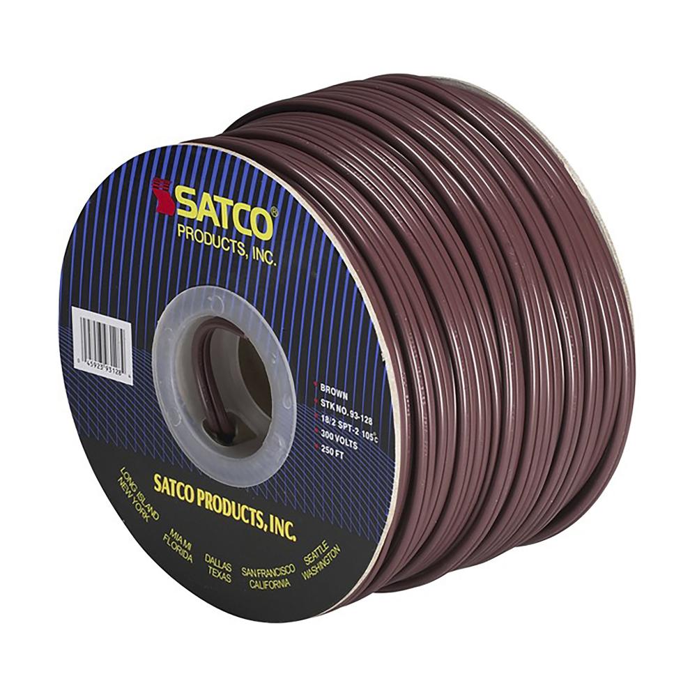 250&#39; SPOOL 18/2-SPT-2 105 BRO<span class=' ItemWarning' style='display:block;'>Item is usually in stock, but we&#39;ll be in touch if there&#39;s a problem<br /></span>