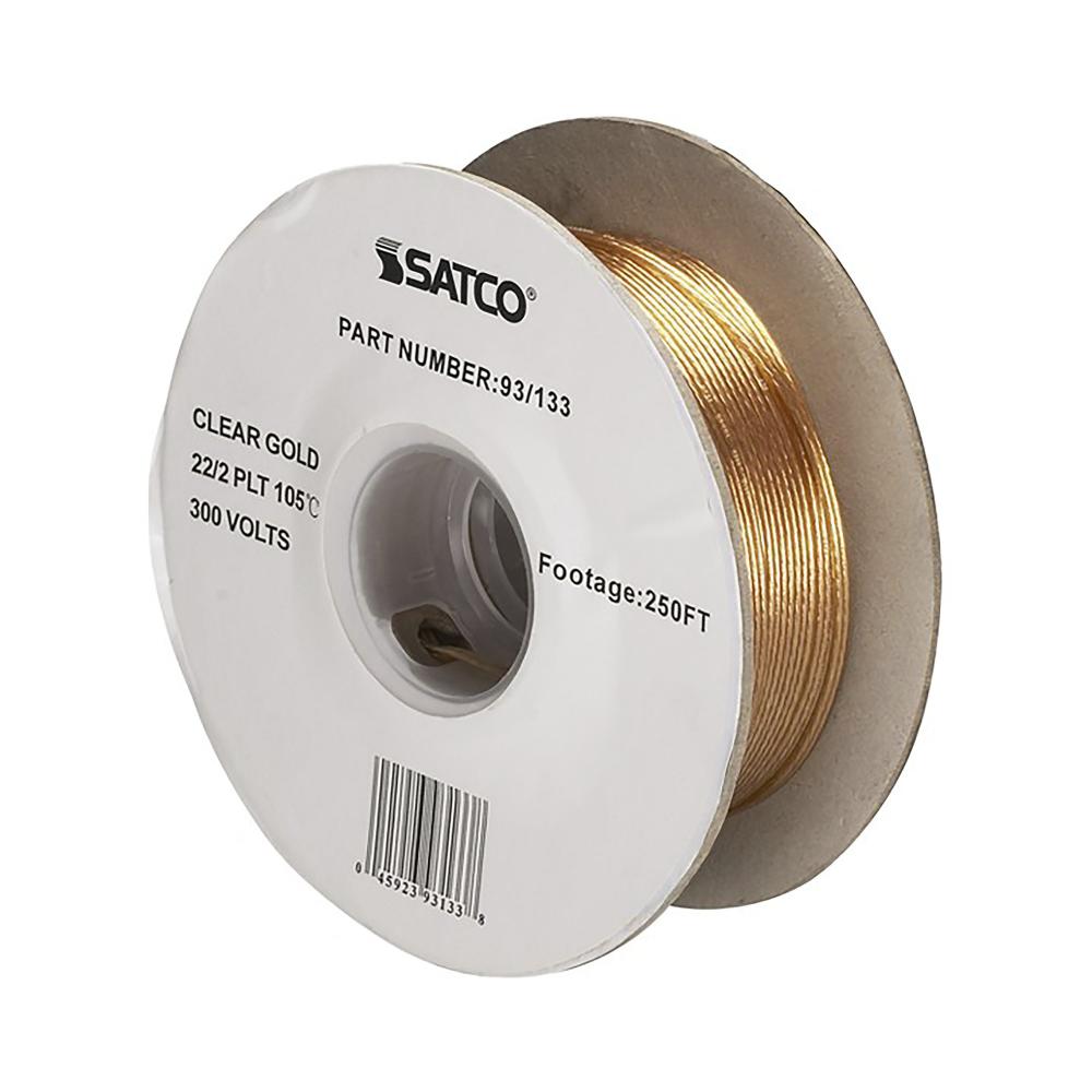 22/2 CLEAR GOLD WIRE 250 FT.<span class=' ItemWarning' style='display:block;'>Item is usually in stock, but we&#39;ll be in touch if there&#39;s a problem<br /></span>