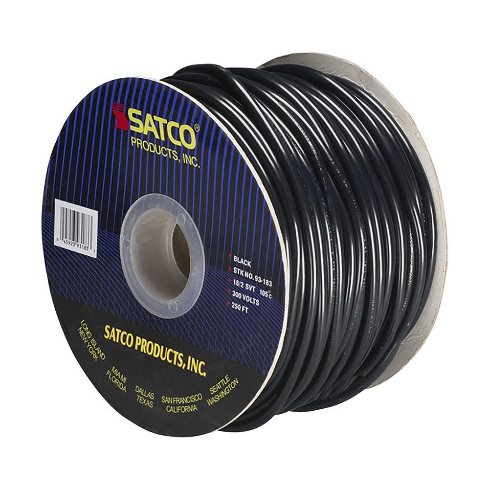 18/2 SVT BLACK PULLEY CORD<span class=' ItemWarning' style='display:block;'>Item is usually in stock, but we&#39;ll be in touch if there&#39;s a problem<br /></span>