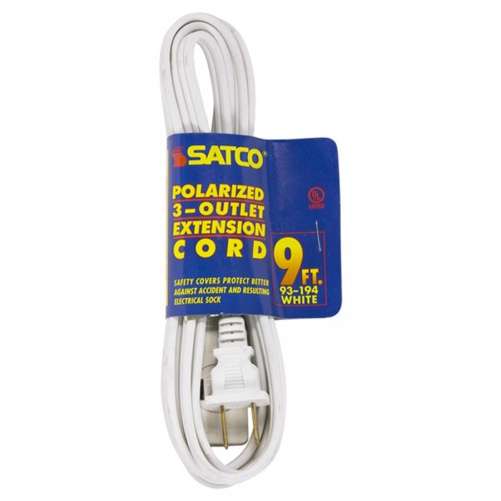 9&#39; WHT. EXTENSION CORD 16/2<span class=' ItemWarning' style='display:block;'>Item is usually in stock, but we&#39;ll be in touch if there&#39;s a problem<br /></span>