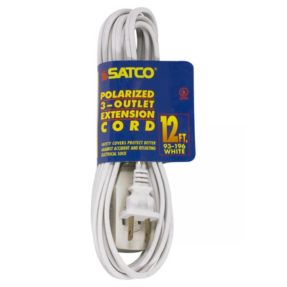 12&#39; WHT EXTENSION CORD 16/2<span class=' ItemWarning' style='display:block;'>Item is usually in stock, but we&#39;ll be in touch if there&#39;s a problem<br /></span>