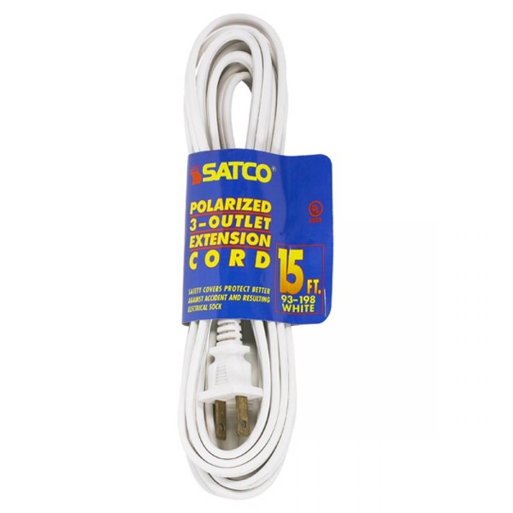 15&#39; WHT EXTENSION CORD 16/2<span class=' ItemWarning' style='display:block;'>Item is usually in stock, but we&#39;ll be in touch if there&#39;s a problem<br /></span>