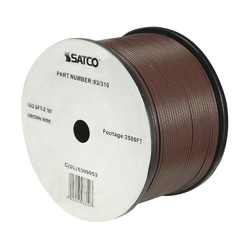 18/2 SPT-2 BROWN 2500 FT SPOOL<span class=' ItemWarning' style='display:block;'>Item is usually in stock, but we&#39;ll be in touch if there&#39;s a problem<br /></span>