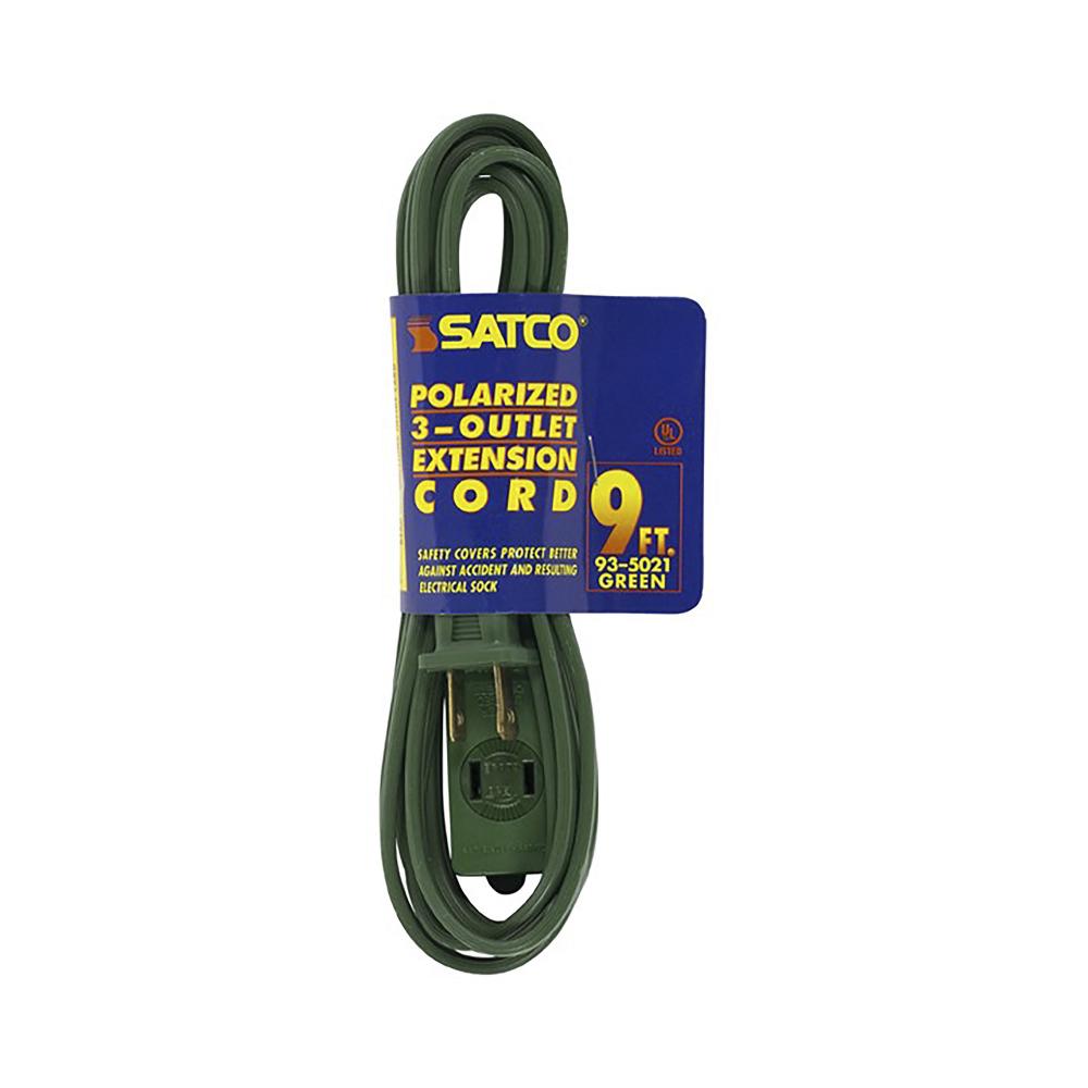 9FT GREEN EXTENSION CORD 16/2<span class=' ItemWarning' style='display:block;'>Item is usually in stock, but we&#39;ll be in touch if there&#39;s a problem<br /></span>