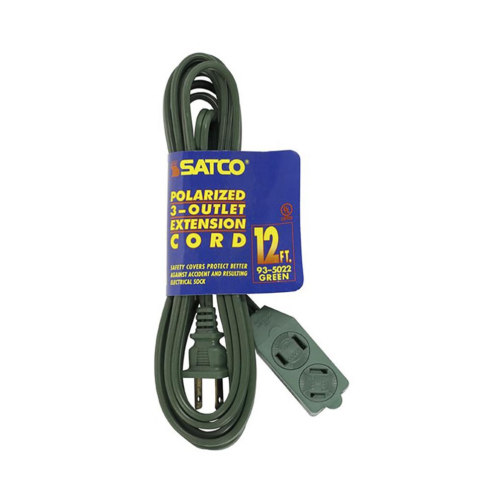 12FT GREEN EXTENSION CORD 16/2<span class=' ItemWarning' style='display:block;'>Item is usually in stock, but we&#39;ll be in touch if there&#39;s a problem<br /></span>