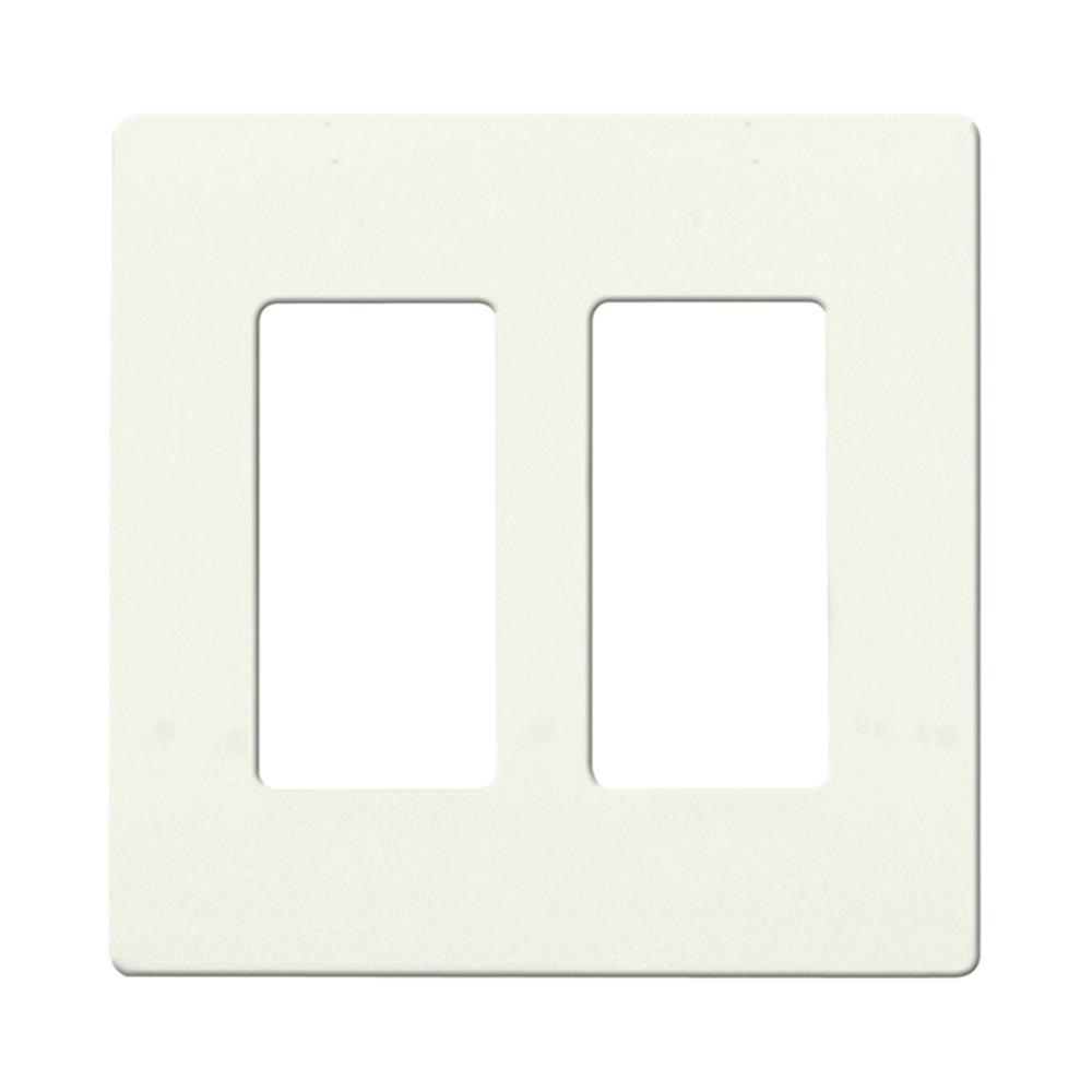 CLARO 2 GANG WALLPLATE WH<span class=' ItemWarning' style='display:block;'>Item is usually in stock, but we&#39;ll be in touch if there&#39;s a problem<br /></span>