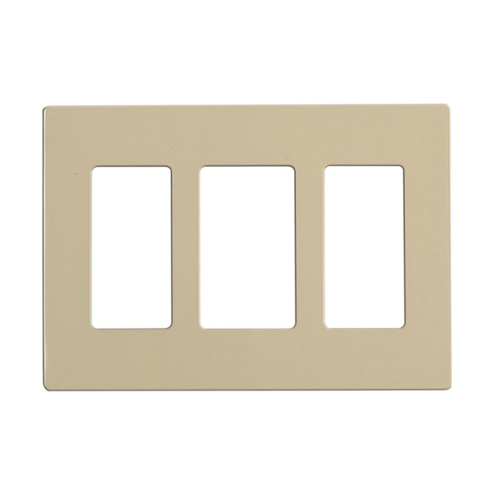 CLARO 3 GANG WALLPLATE AL<span class=' ItemWarning' style='display:block;'>Item is usually in stock, but we&#39;ll be in touch if there&#39;s a problem<br /></span>