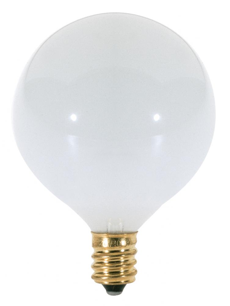 60W G16 1/2 CAND GLOSSY WHITE<span class=' ItemWarning' style='display:block;'>Item is usually in stock, but we&#39;ll be in touch if there&#39;s a problem<br /></span>