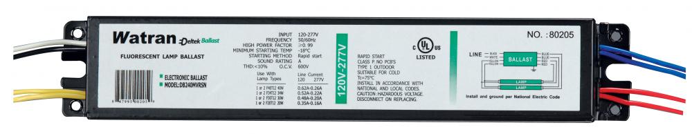 DB240MVRSN BALLAST UNV 80205<span class=' ItemWarning' style='display:block;'>Item is usually in stock, but we&#39;ll be in touch if there&#39;s a problem<br /></span>