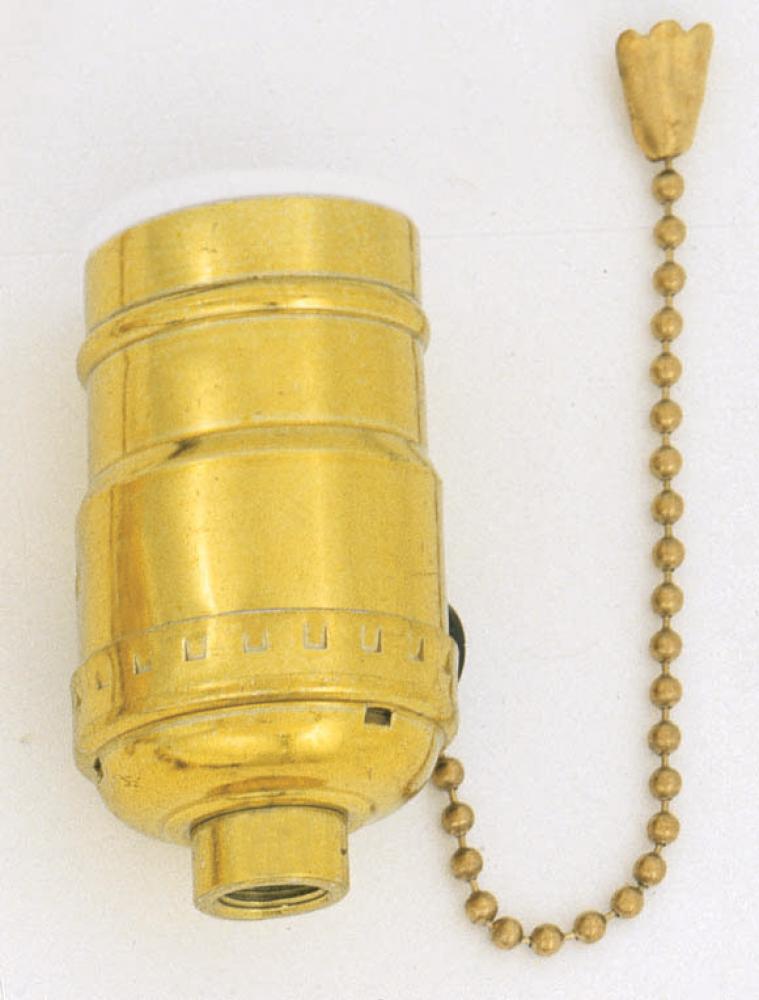 STD GILT SOCKET PULL CHAIN<span class=' ItemWarning' style='display:block;'>Item is usually in stock, but we&#39;ll be in touch if there&#39;s a problem<br /></span>