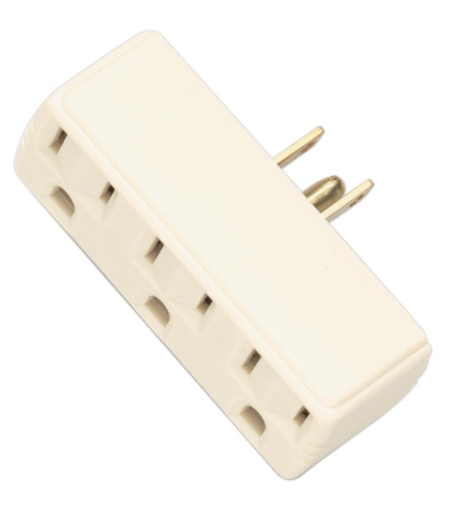 IVORY TRIPLE TAP ADAPTER<span class=' ItemWarning' style='display:block;'>Item is usually in stock, but we&#39;ll be in touch if there&#39;s a problem<br /></span>