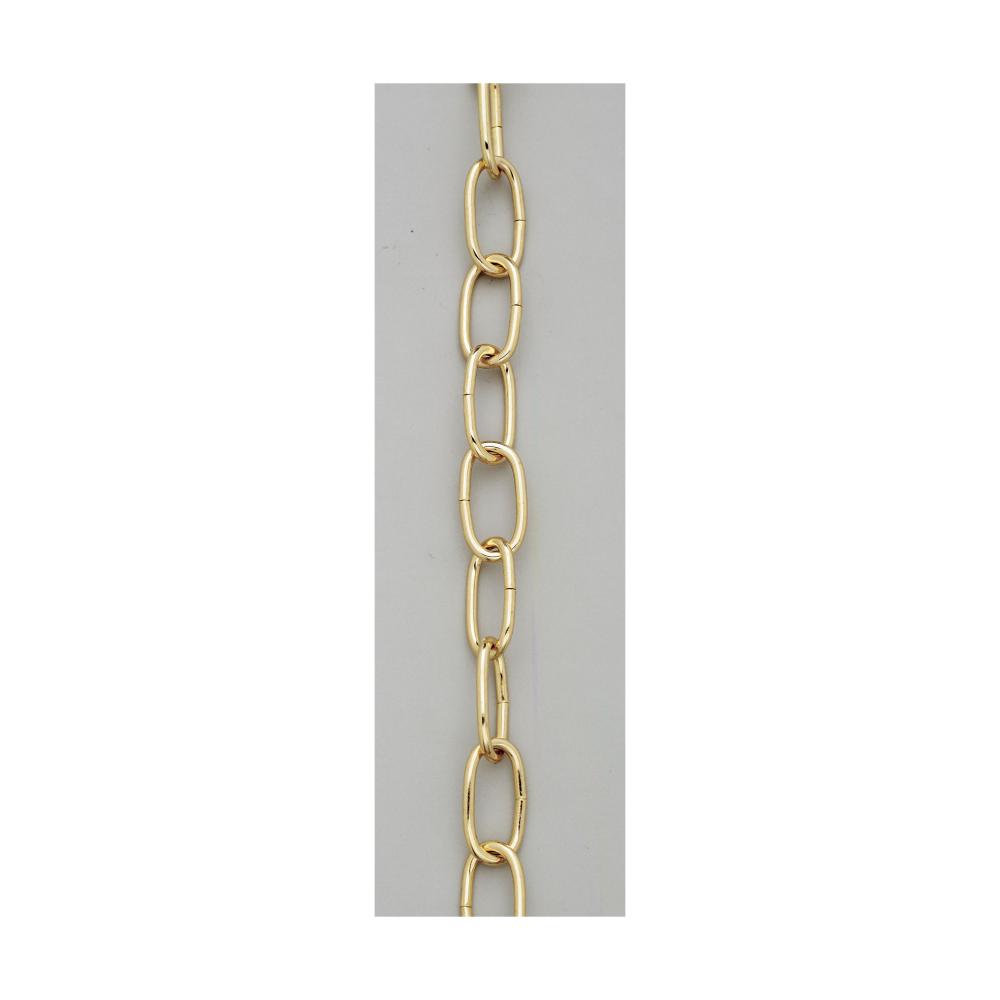 1 YD 8 GAUGE POL BR CHAIN<span class=' ItemWarning' style='display:block;'>Item is usually in stock, but we&#39;ll be in touch if there&#39;s a problem<br /></span>